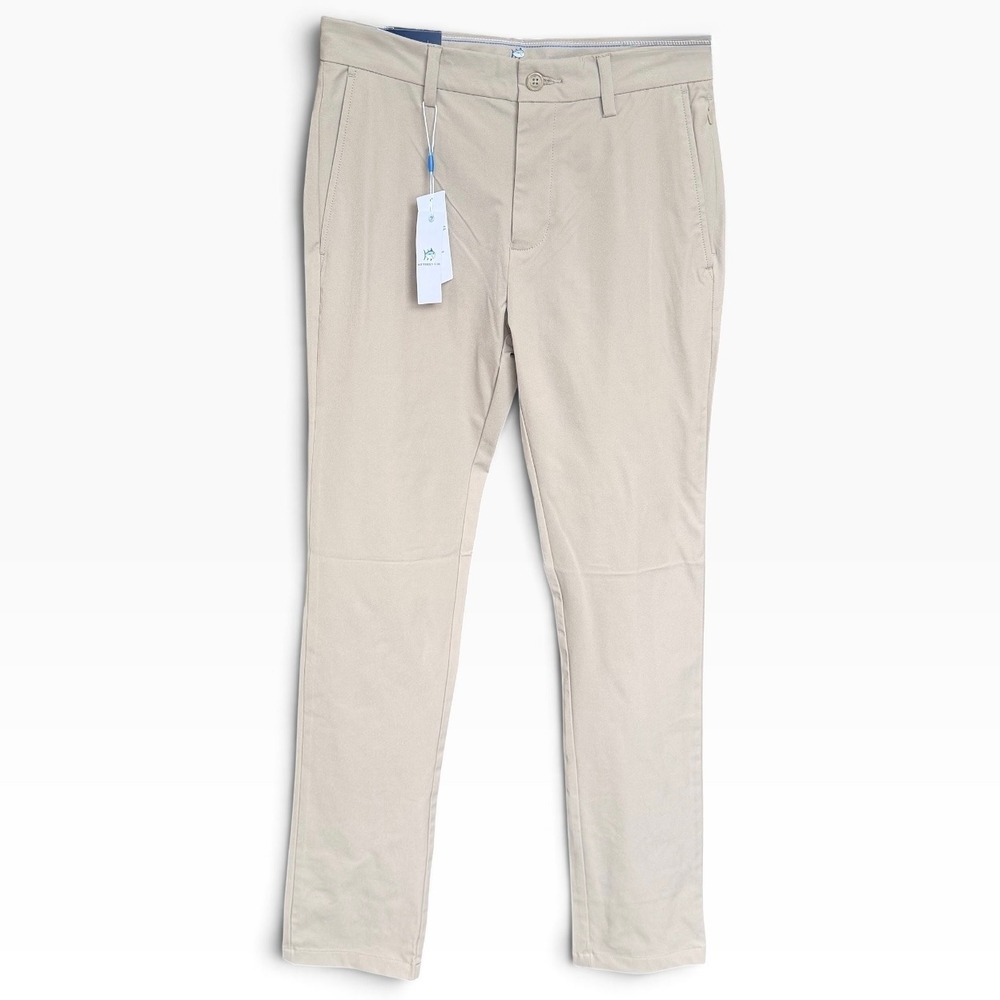 Southern Tide W30 L34 Jack Performance Pant Sandstone Khaki Golf Stretch NWT